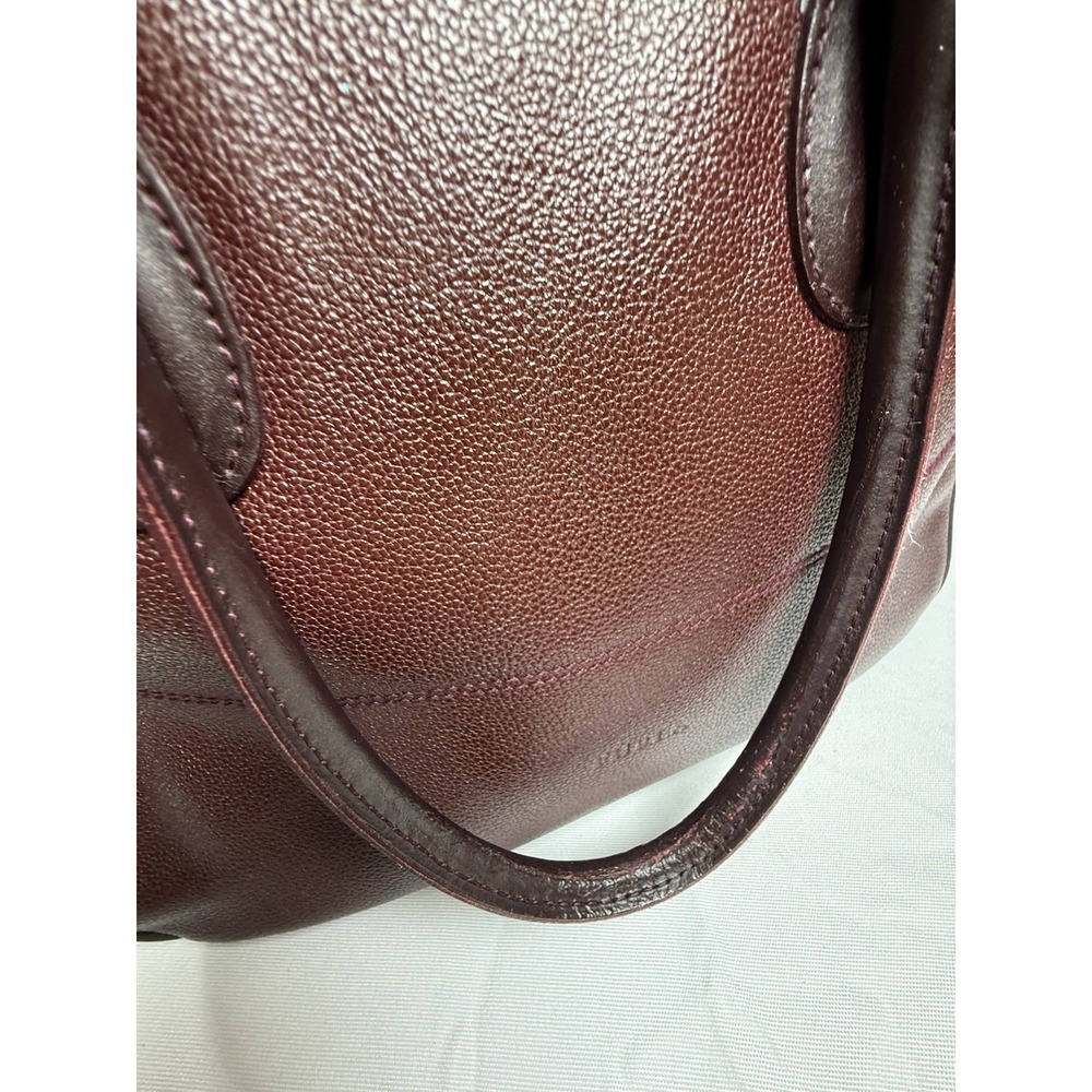FURLA Brownish Red Leather Strap Bowling Shoulder  bag with‎ strap - Picture 15 of 16